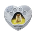 thumbnail image 1 of JIEMUCES Cadre Photo pour Animaux Pierre Tombale Résistant aux Intempéries Pierre Commémorative Personnalisée en Résine Cadeau Commémoratif pour Chien, 1 of 7