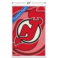 thumbnail image 3 of NHL New Jersey DeVils - Logo 14 Wall Poster with Wooden Magnetic Frame, 22.375" x 34", 3 of 3