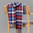 thumbnail image 2 of Bufanda a cuadros para hombre de otoño e invierno, borla de cachemira a cuadros, bufanda para hombre para padres e hijos, 2 of 6