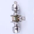 thumbnail image 2 of Pomo de bola para puerta, función de entrada con llave, 1 paquete, en acero inoxidable satinado Pomos de puerta de acero inoxidable satinado para puerta delantera, 2 of 5