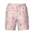 thumbnail image 4 of Lsque Mens Swim Trunks Chrysanthemum Pattern - Bathing Suit Compression Liner - Beach Swim Shorts Swimwear - (S-3XL) - Stretch Quick Dry -XX-Large, 4 of 9