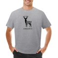 thumbnail image 1 of Camiseta Hunting Deer is Cuts of Meat for Hunters camisetas negras camisetas para hombre, 1 of 7