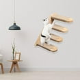 thumbnail image 4 of Escalera para gatos montada en la pared Muebles de pared para interiores Percha para ahorrar espacio Estantes para escalar gatos para jugar, escalar, 4 peldaños 40x22x6cm Sunnimix Hamaca para gatos, 4 of 5