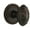 Bronze, variant on Grandeur 813168 Newport Solid Brass Rose Passage Door Knob Set - Nickel