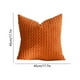 thumbnail image 3 of Funda de almohada navideña 3D - Funda de almohada de sofá mullida 45x45cm, cojín decorativo navideño para cama y sofá - Poliéster, naranja, amarillo, gris azul, caqui, 3 of 6
