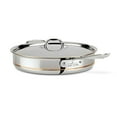 thumbnail image 2 of All-Clad 6406 SS Copper Core 5-Ply Bonded Dishwasher Safe Saute Pan with Lid / Cookware, 6-Quart, Silver -, 2 of 4