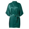 thumbnail image 5 of Celivon Silk Robes For Women Spring Summer Long Pajamas Smooth Soft Long Satin Robes Long Silk Robes Full Length Robes Kimonos Bath Robe Dressing Gowns, 5 of 9