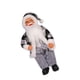 thumbnail image 3 of Muñeco de Papá Noel, adorno de escritorio, obra de arte decorativa, artesanía creativa, gabinete, decoración navideña, decoración navideña para hotel, negro, 3 of 8