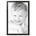 thumbnail image 2 of ArtToFrames 27" x 42" Honors Black with Silver Picture Frame, 27x42 inch Black Wood Poster Frame (WOM-5157),  Pack, 2 of 7