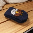 thumbnail image 2 of Women's 1 Pair Super Soft Cute Fuzzy Cozy Warm Animal Face Indoor Outdoor Cabin Crew Home Socks, Eagle, 2 of 7