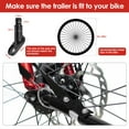 thumbnail image 6 of iMounTEK 2-in-1 Bike Trailer for Pet, Bicycle Trailer Bike Stroller with Water-Proof Cover, 6 of 10