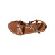 thumbnail image 1 of Sandalias de Correa de Tobillo Negra de Pie Redondo de Pie Abierto de Pie Romano con Perlas de Playa Bohemia para el Uso Al Aire Libre Sandalias de Mujer Cómodas Caminando, 1 of 7