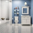 thumbnail image 6 of HOROW 1.28 GPF Elongated Ceramic Two-Piece Toilet with ADA Chair Height Floor Mounted dual flush, 6 of 12