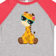 thumbnail image 4 of Inktastic Cute Giraffe, Giraffe with Sunglasses, Cute Animal Boys or Girls Toddler T-Shirt, 4 of 5