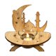 thumbnail image 1 of Portavelas de madera estilo farol colgante portavelas hogar, 1 of 5