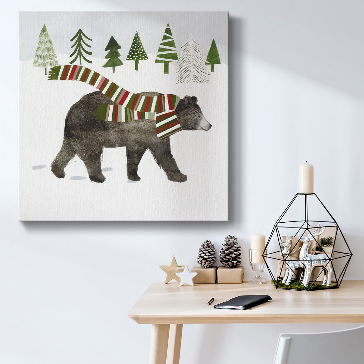 Woodland Christmas I- Gallery Wrapped Canvas