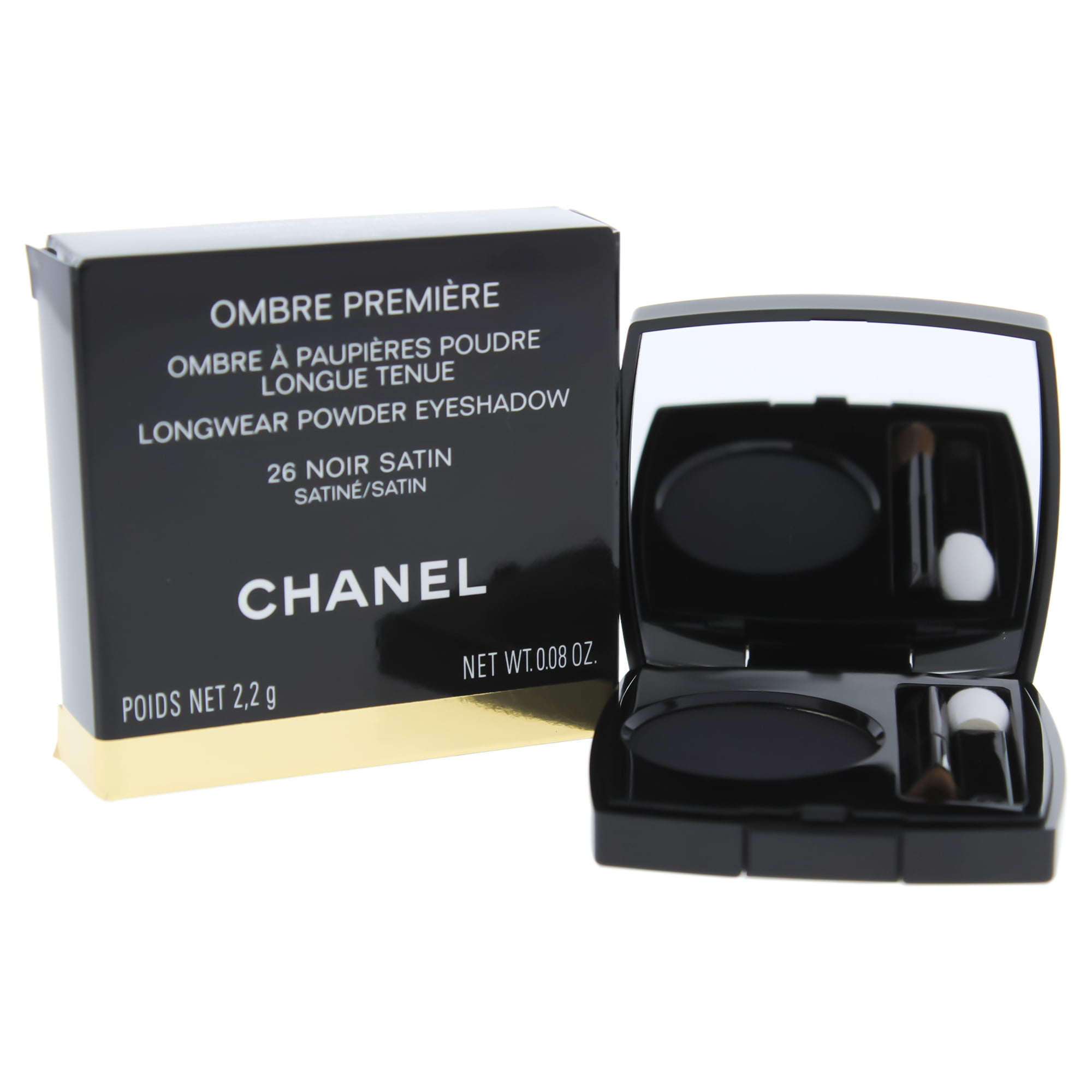 Ombre Premiere Longwear Powder Eyeshadow 26 Noir Satin by Chanel for Women 0.08 oz Eye