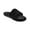 Black, variant on Women's Memory Foam Faux Fur and Satin Tabby Slide Slippers - 8243 (Black, 7.5-8)