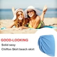 thumbnail image 3 of Sonducket Sarong Coverups Traje de baño Wrap Traje de baño Protección solar Ropa de gasa con corbata abierta ajustable Traje de baño Traje de baño cielo azul, 3 of 6