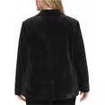thumbnail image 2 of Calvin Klein Womens Velvet One Button Blazer Jacket, Black, Plus Size, 22W, 2 of 2