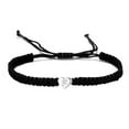 thumbnail image 3 of Xinwanna Couple Bracelet Heart Shape Braided Rope Adjustable Stretchy All-match Decorative Gifts 26 Letters Initial Charms Bracelet Jewelry for Valentines Day (W), 3 of 13