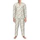 thumbnail image 3 of Fotbe Mini Wildflower Watercolor Pijama de Hombre con Estampado de Manga Larga, Conjunto de 2 Piezas, Ropa de Dormir Suave y Cómoda con Bolsillos-Large, 3 of 7
