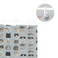 thumbnail image 5 of Yayeee Shower Curtain with Hooks 72"x72" Waterproof Fabric Bathroom Hanging Decor, Cute Cat Faces, 5 of 5