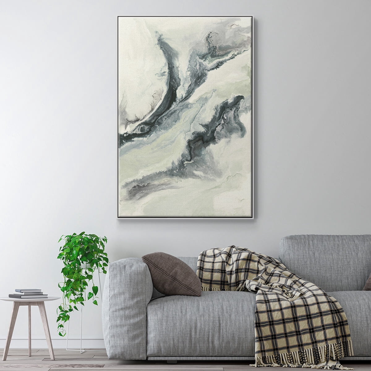 Untitled Framed Premium Gallery Wrapped Canvas - Ready to Hang - 17 x 25 - White Floating Frame