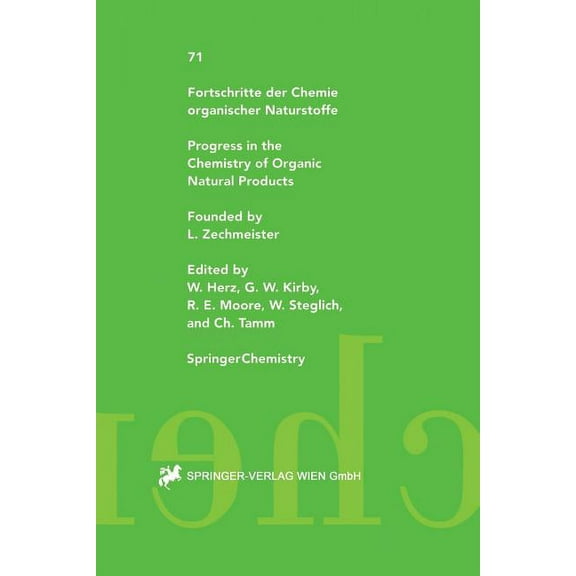 Fortschritte Der Chemie Organischer Natu Fortschritte Der Chemie Organischer Naturstoffe / Progress in the Chemistry of Organic Natural Products, Book 71, (Paperback)