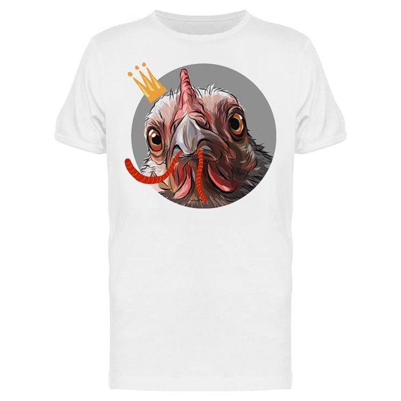 Funny Royal Chicken Head Tee Men's -Image by Shutterstock
