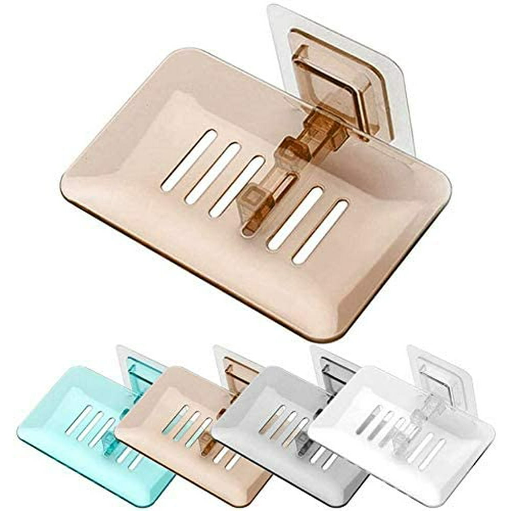 Bueautybox Soap Cases, Clear Acrylic Plastic, Bar Soap, Sponge