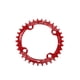 thumbnail image 2 of Wosthever Rueda de cadena de marcha única para bicicleta, aleación de aluminio, rueda de cadena ovalada, reparación de ciclismo, accesorios de Ciclismo Rojo 32T, 2 of 6