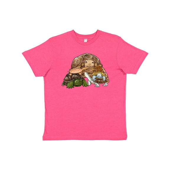Inktastic Cute Pile of Turtles Youth T-Shirt