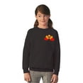 thumbnail image 3 of Awkward Styles Happy Thanksgiving Day Youth Sweatshirt for Girls Boys Turkey Crewneck Tops for Kids Pocket Print, 3 of 5