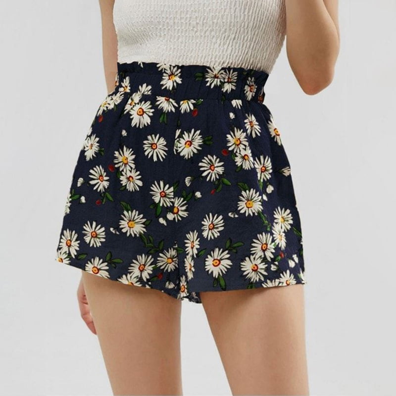 printed hot pants