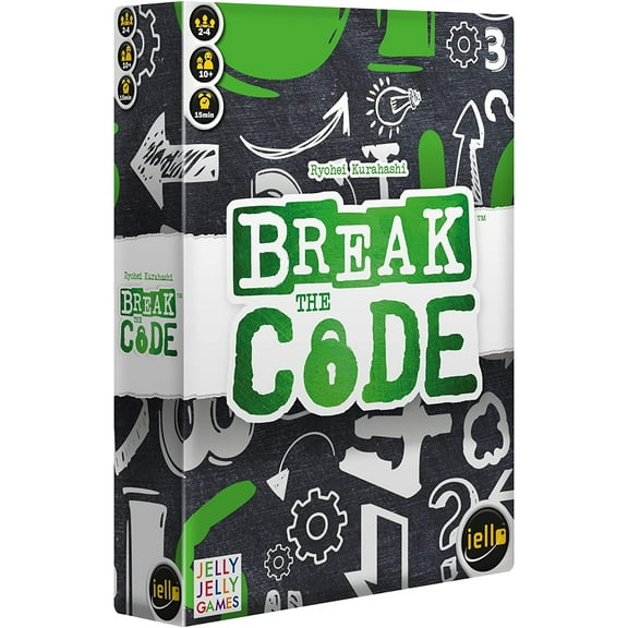 Break the Code - Deduction & Puzzle Board Game, Kids & Family, Iello Games, Ages 10 , 2-4 Players, 15 Min