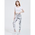 thumbnail image 6 of Womens Marilyn Monroe Newspaper Inspired Stretchy Printed Pants Leggings, 6 of 7