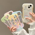 thumbnail image 2 of Funda De Teléfono De Dibujos Animados De Moda Para iPhone 6 S 7 8 Plus 11 12 13 14 Pro MAX X XR XS SE 2020 14Plus Silicona Suave Protector De Helado De Sonrisa Transparente A Prueba De Golpes Cubierta, 2 of 3