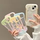 thumbnail image 2 of Funda De Teléfono De Dibujos Animados De Moda Para iPhone 6 S 7 8 Plus 11 12 13 14 Pro MAX X XR XS SE 2020 14Plus Silicona Suave Protector De Helado De Sonrisa Transparente A Prueba De Golpes Cubierta, 2 of 4