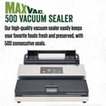 thumbnail image 4 of LEM Products MaxVac 500 Aluminum Vacuum Sealer with Cutter, 4 of 10