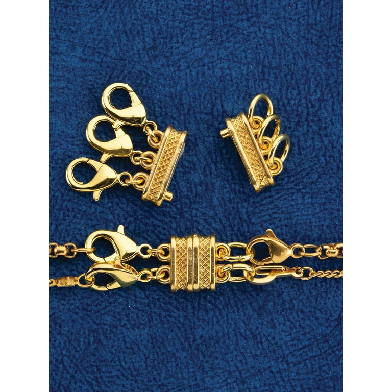 Layered Necklace Spacer-2 Clasps