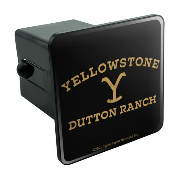Yellowstone TV Show Dutton Ranch Tow Trailer Hitch Cover Plug Insert