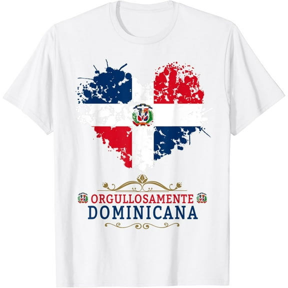 t-shirtCoat of Arms Republica Dominicana & Dominican Flag Outfit T-Shirt mens t shirt，white，women，funny，misfits，men，journey