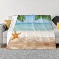 thumbnail image 3 of Throw Blanket for Couch, Starfish in Beach Super Soft Fuzzy Comfy Warm Throw Blanket, Cuteness Lightweight Cozy Plush Flannel Blanket & Throws for Sofa and Bed All Season, 3 of 5