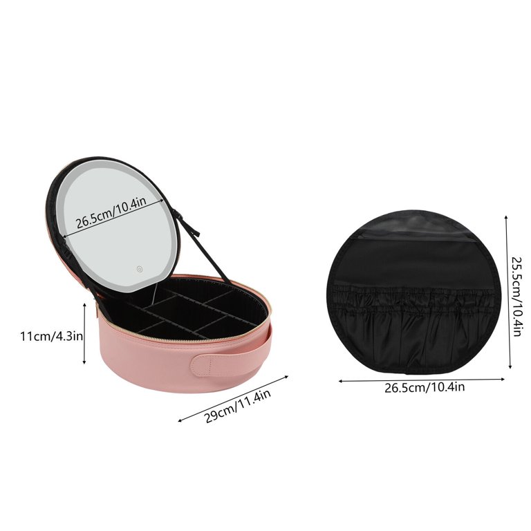 Makeup Bag with Mirror and 3 Pouches - Espresso – Travel by Word