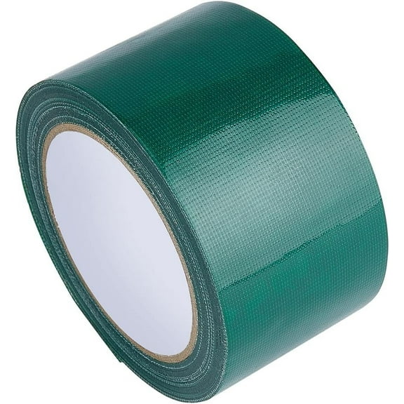 2.5in x 65.6ft Strong Adhesive Cloth Duct Tape Heavy Duty Repair Fabric Tape Single Sided Water Resistant Gaffer Tape for Stage Carpet Floor Repairing Spines Fixing Edges Hinging Green Green