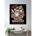 thumbnail image 2 of Mechanized Kaya Toast Set Breakfast Attack Poster Wall Art, Modern Wall Decor For Living Room Bedroom, 8x12 UNFRAMED, 2 of 3