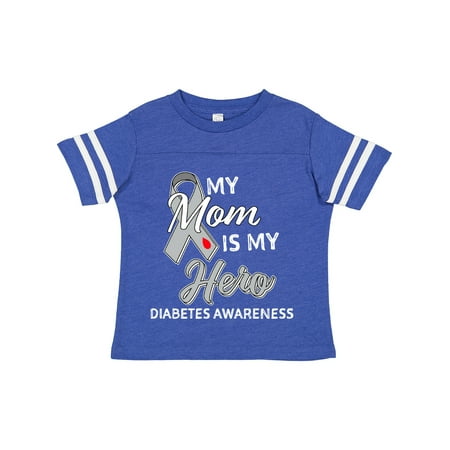 

Inktastic My Mom is My Hero- Diabetes Awareness Boys or Girls Toddler T-Shirt
