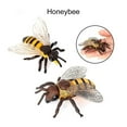 thumbnail image 2 of Huanledash Bee Model Clear Texture Realistic Vivid Appearance PVC Miniature Simulation Honeybee Animal Sculpture Home Decor, 2 of 8