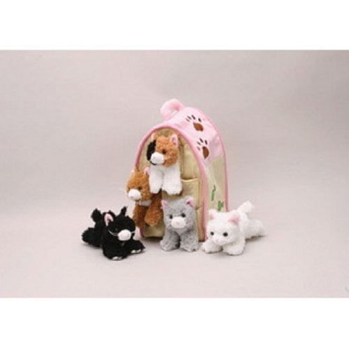 plush cat house